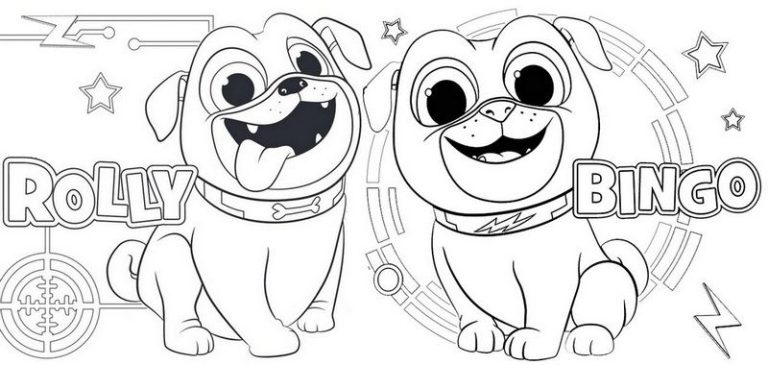 Puppy Dog Pals Coloring Pages