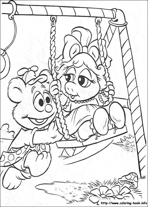 Muppet Babies Coloring Pages