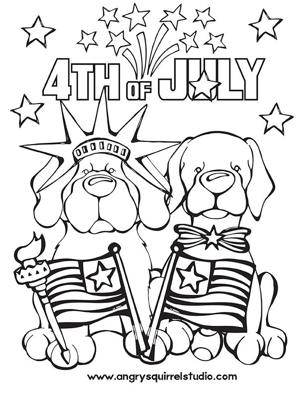 4th Of July Coloring Pages