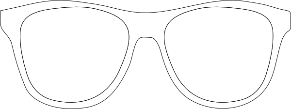 Sunglasses Coloring Page