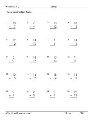 Basic Math Worksheets