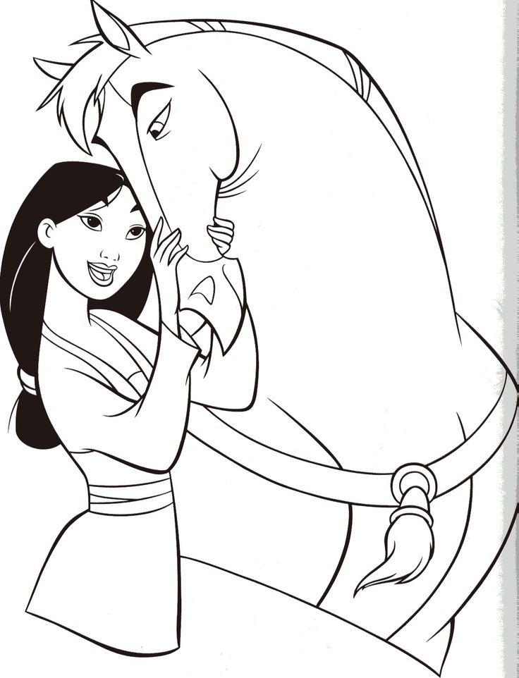 Mulan Coloring Pages