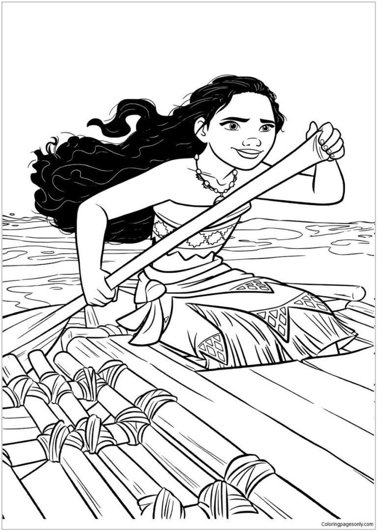 Moana Coloring Sheets