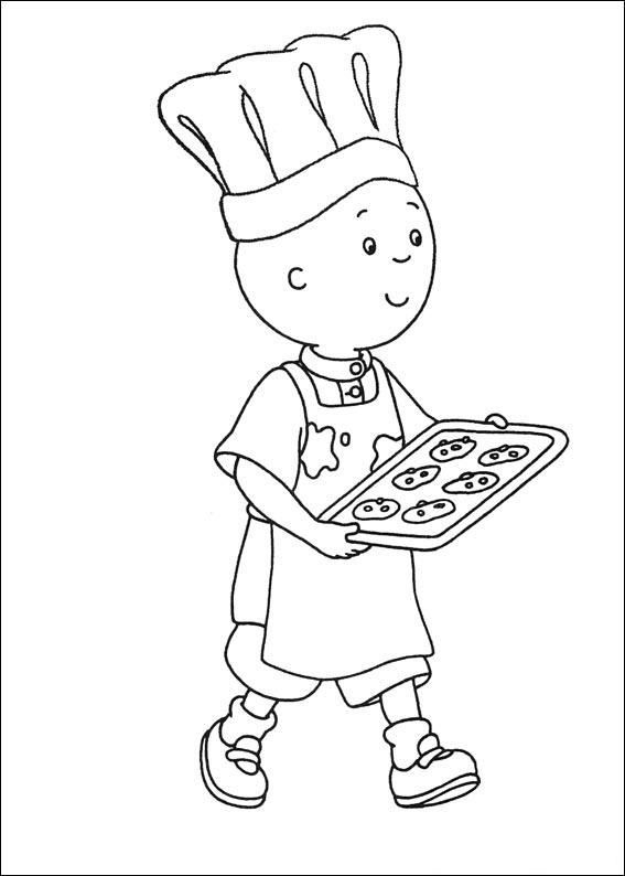 Caillou Coloring Pages