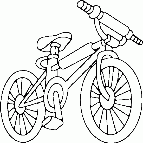 Bike Coloring Pages