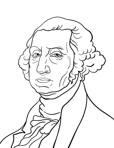 George Washington Coloring Page