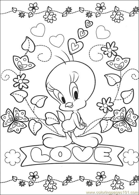 Tweety Bird Coloring Pages