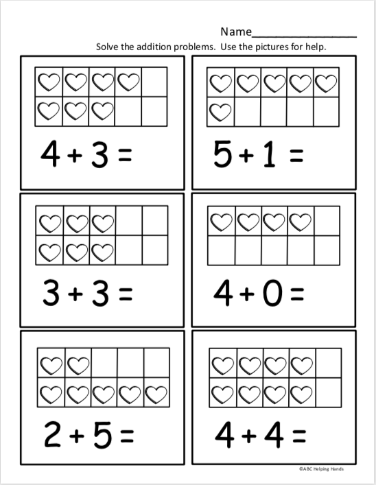 Kindergarten Math Worksheets Free