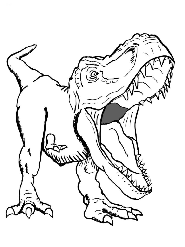 T Rex Coloring Page