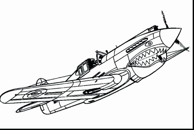 Jet Coloring Pages