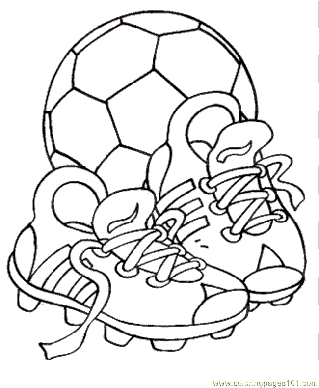 Soccer Coloring Pages