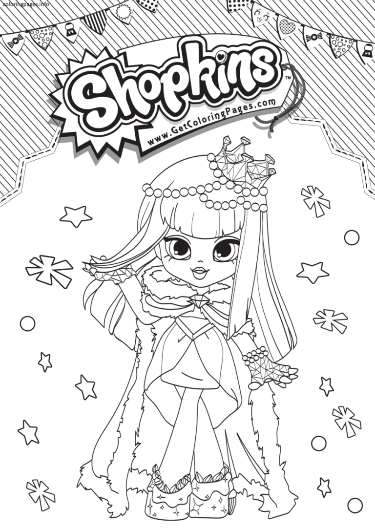 Shoppies Coloring Pages