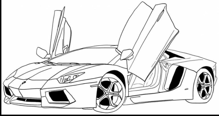 Sports Cars Coloring Pages