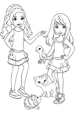 Lego Friends Coloring Pages