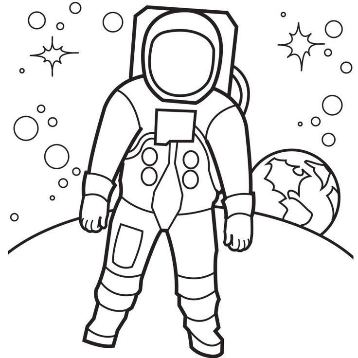 Astronaut Coloring Pages