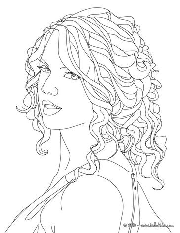 Taylor Swift Coloring Pages