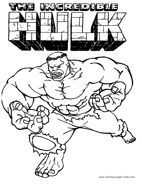 Hulk Colouring