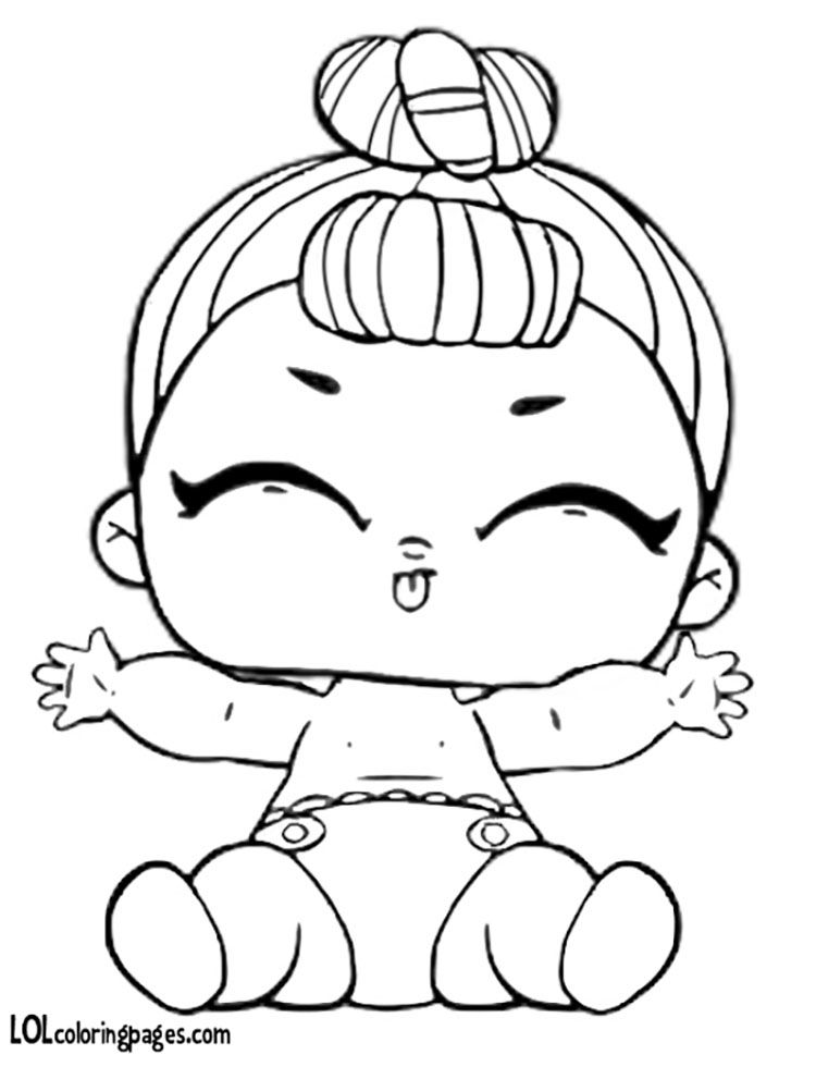 Baby Colouring Pages