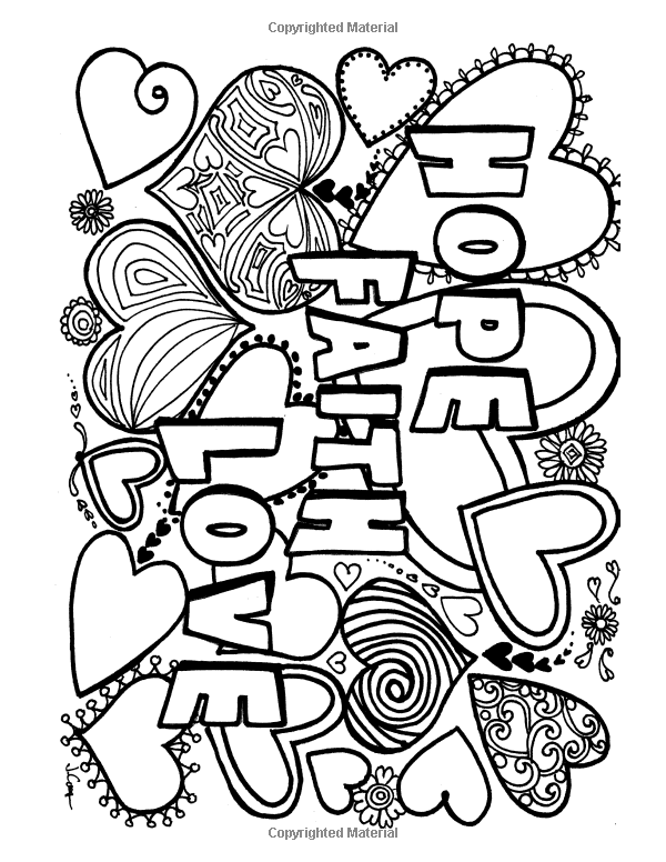 Free Coloring Pages For Teens