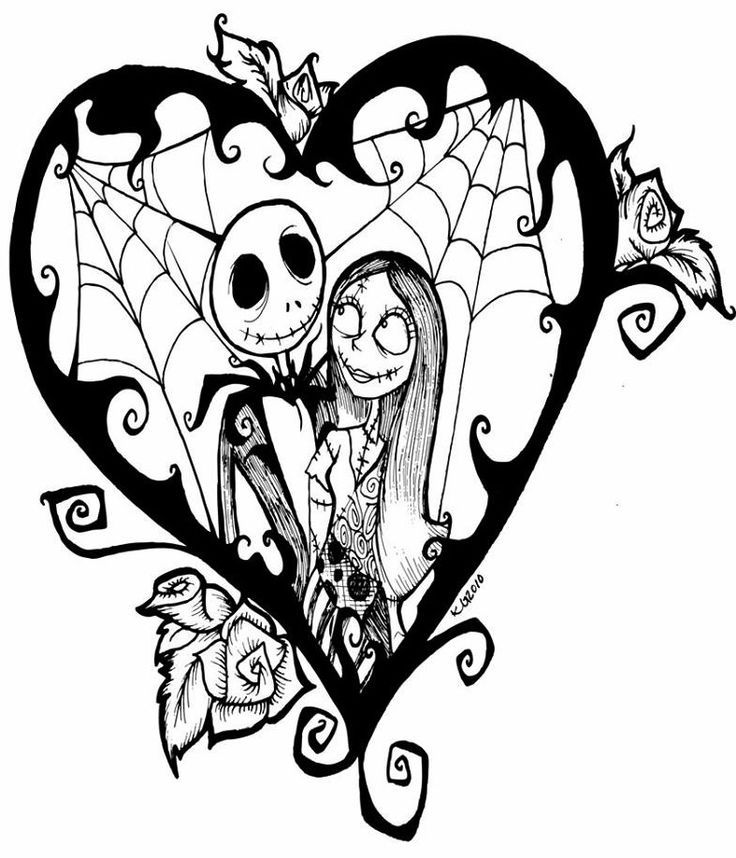 Jack Skellington Coloring Page