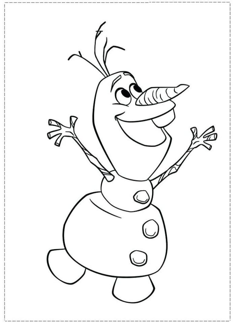 Olaf Coloring Pages