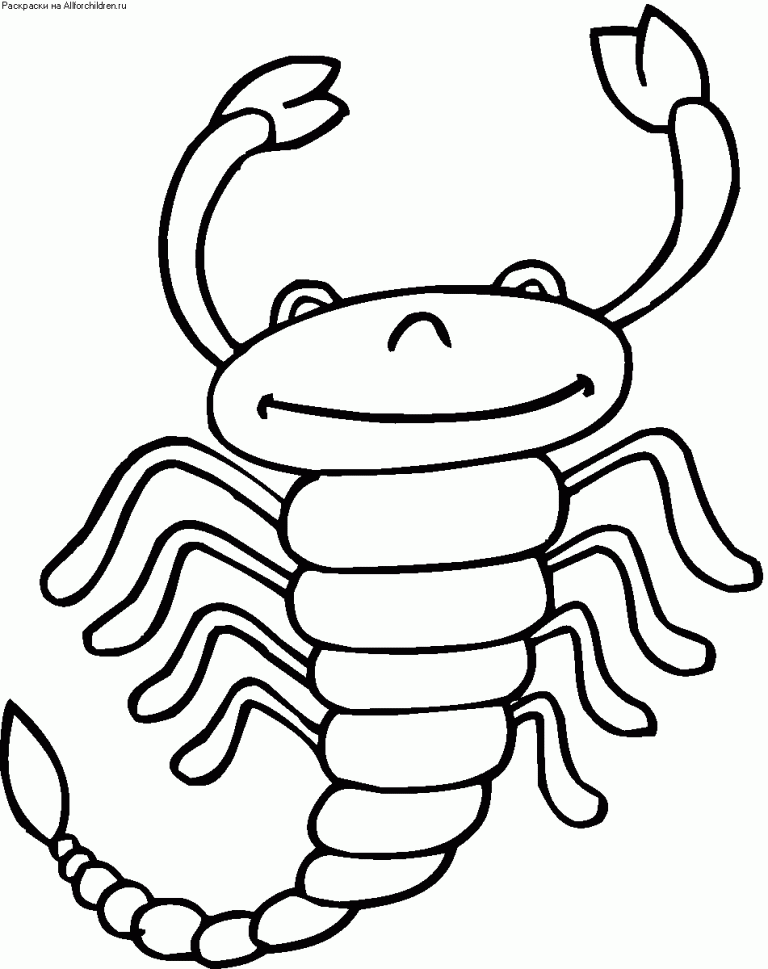 Scorpion Coloring Page