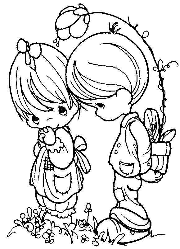 Precious Moments Coloring Pages