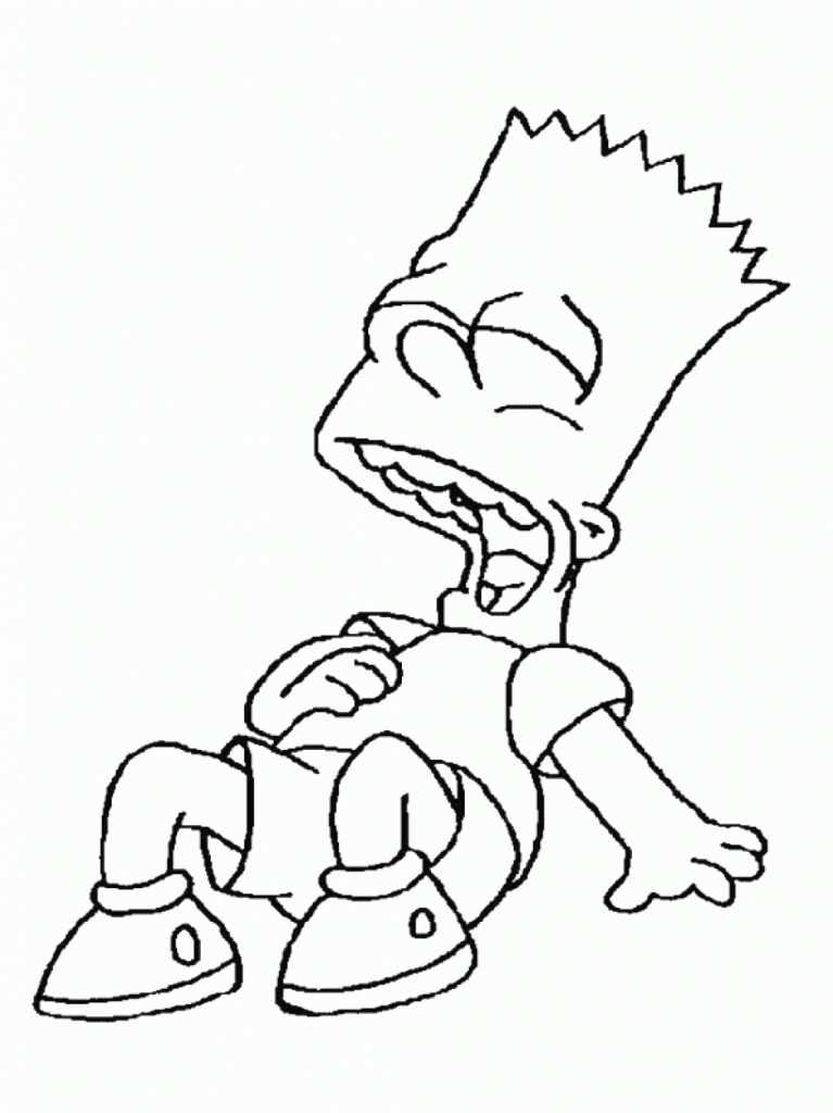 Bart Simpson Coloring Pages