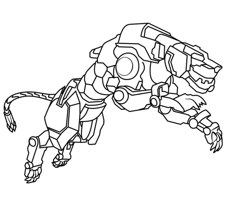 Voltron Coloring Pages