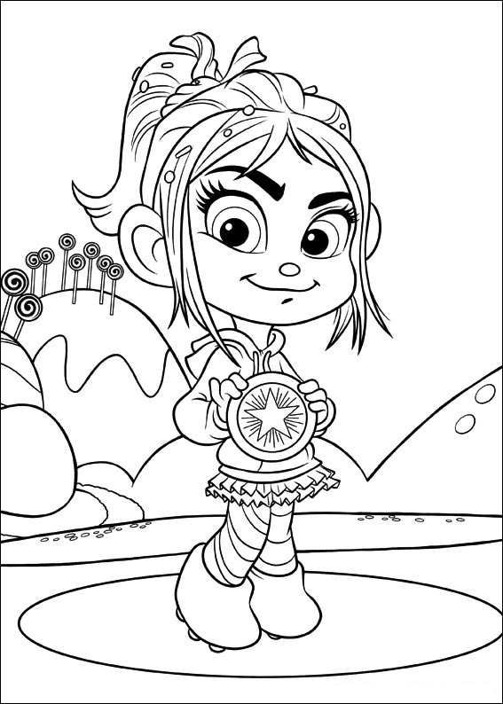 Ralph Breaks The Internet Coloring Pages