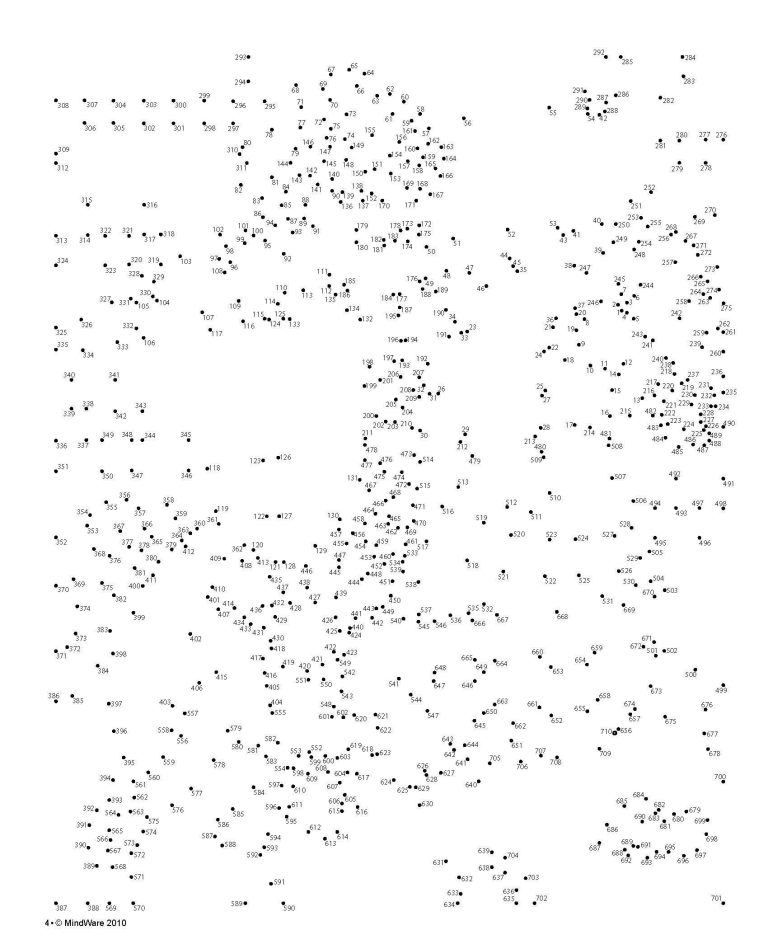 Printable Dot To Dot