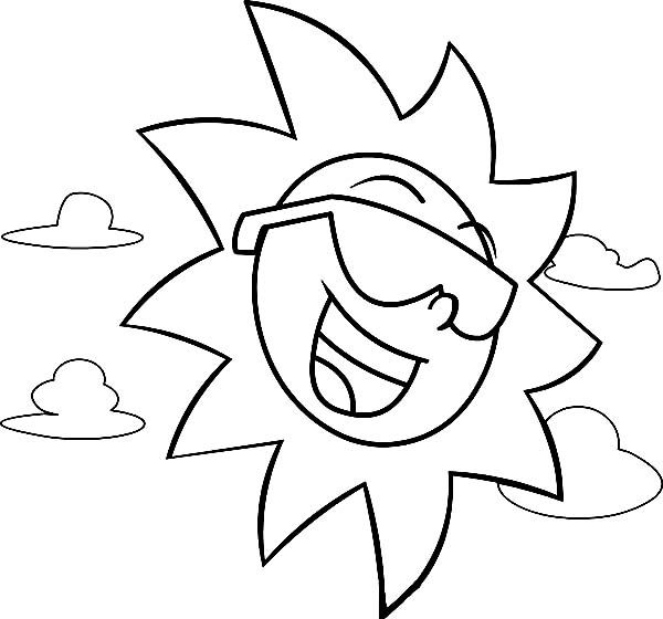 Sky Coloring Page