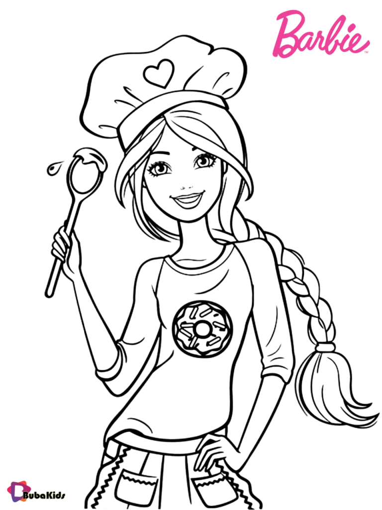 Free Barbie Coloring Pages