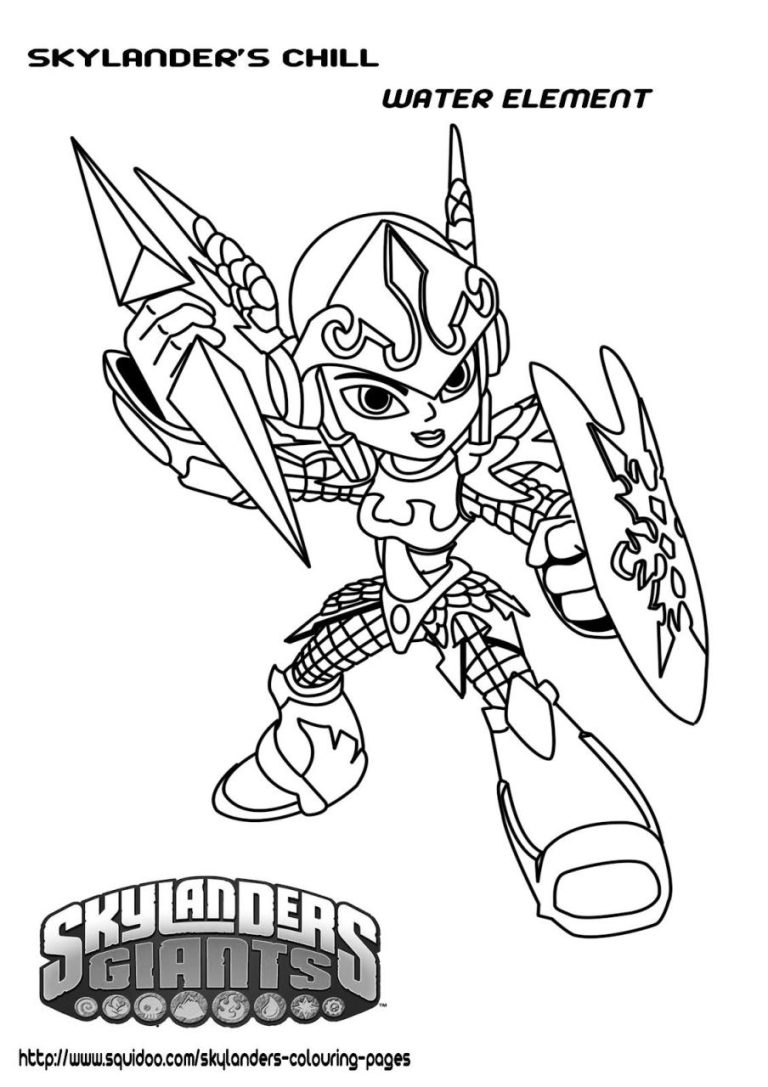 Skylanders Coloring Pages