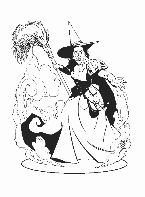 Wizard Of Oz Coloring Pages