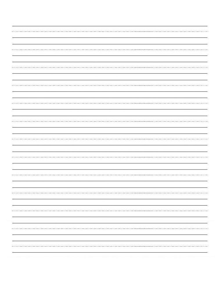 Blank Handwriting Worksheets