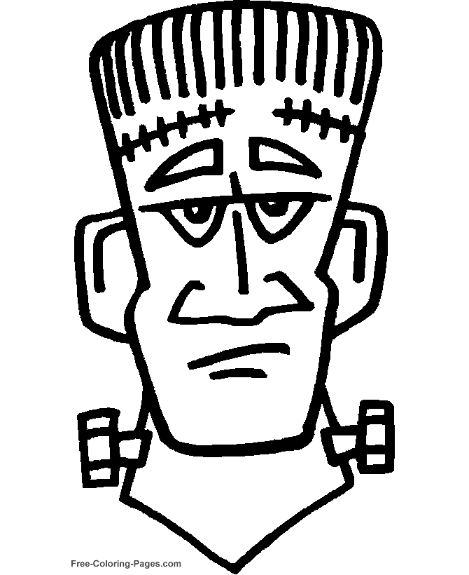 Frankenstein Coloring Pages