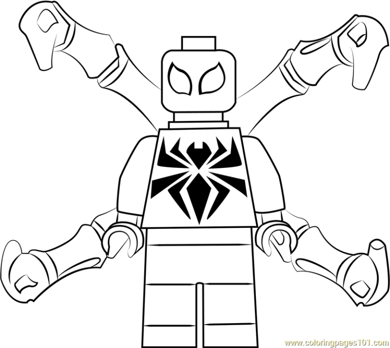 Iron Spider Coloring Pages