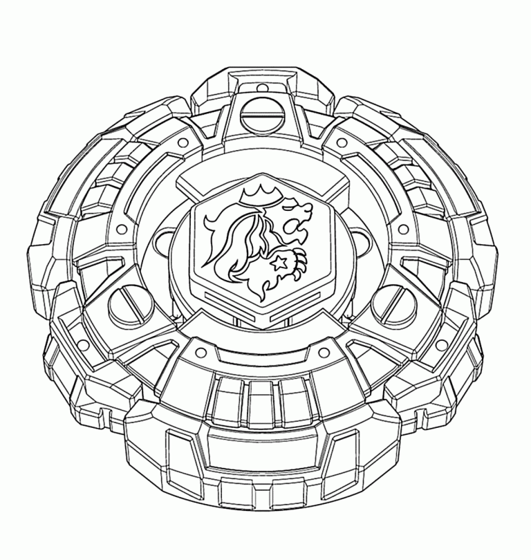 Beyblade Burst Evolution Coloring Pages