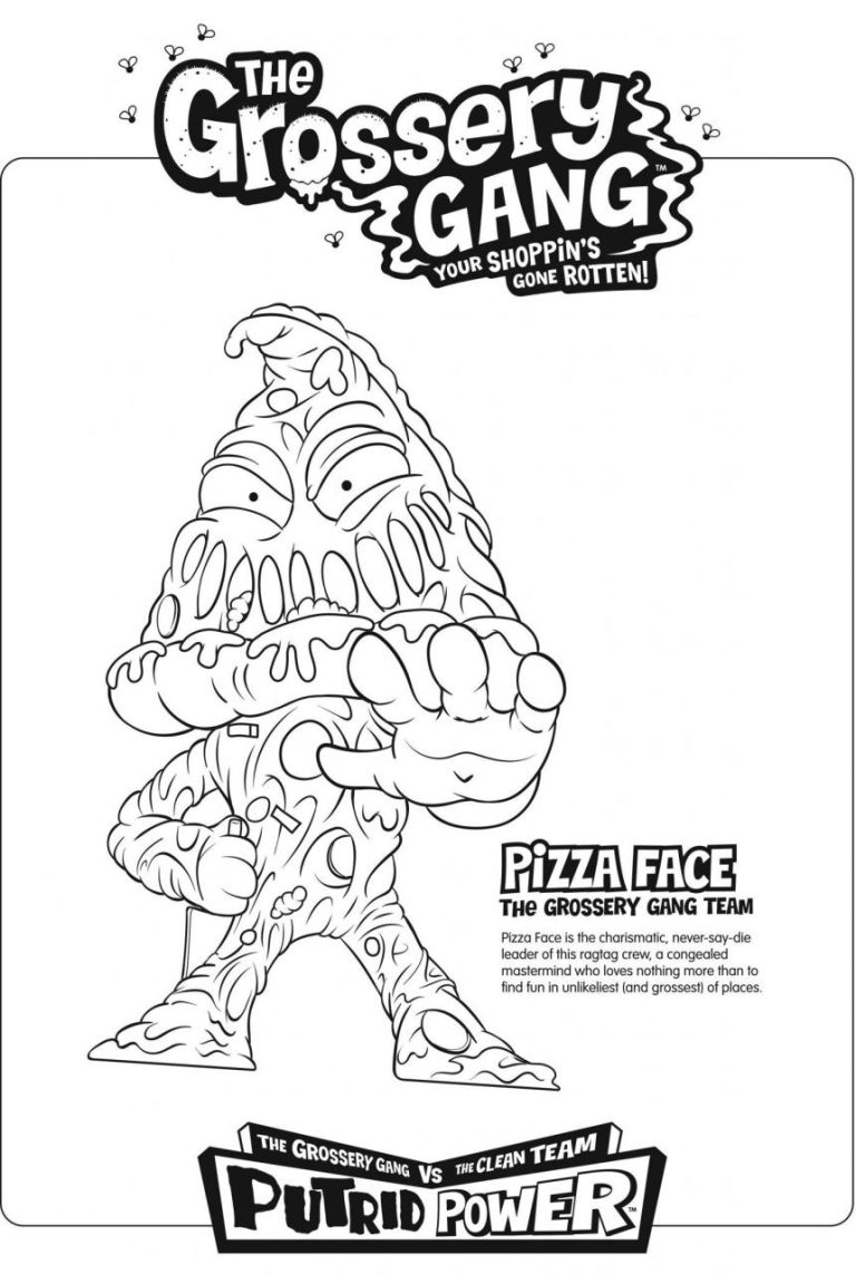 Grossery Gang Coloring Pages