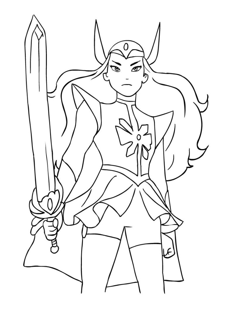 She Ra Coloring Pages