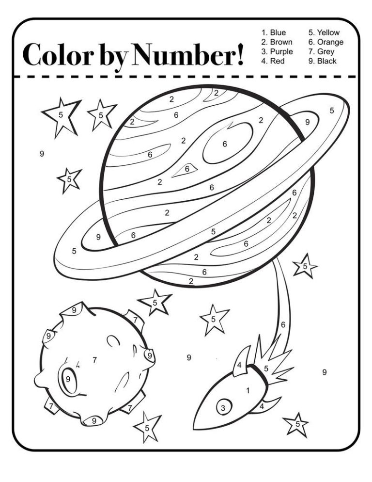 Outer Space Coloring Pages