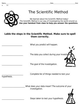 Scientific Method Worksheet