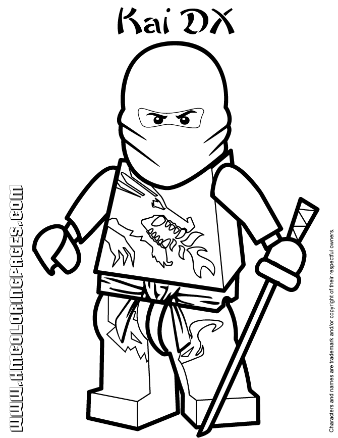 Ninjago Coloring Pages