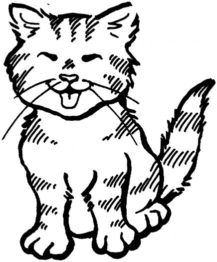 Cute Cat Coloring Pages