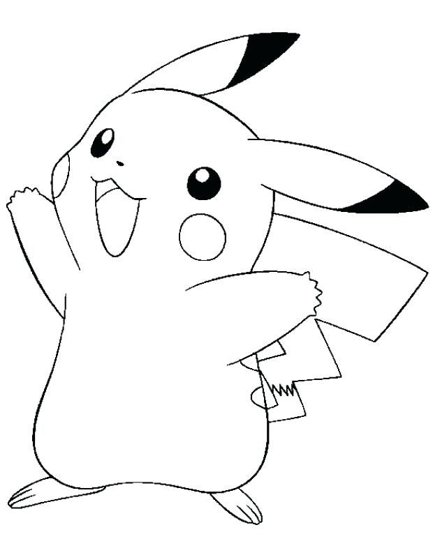 Pokemon Coloring Pages Pikachu