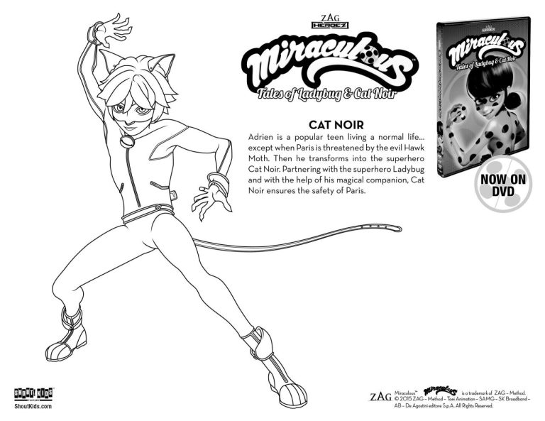 Miraculous Ladybug Coloring Pages