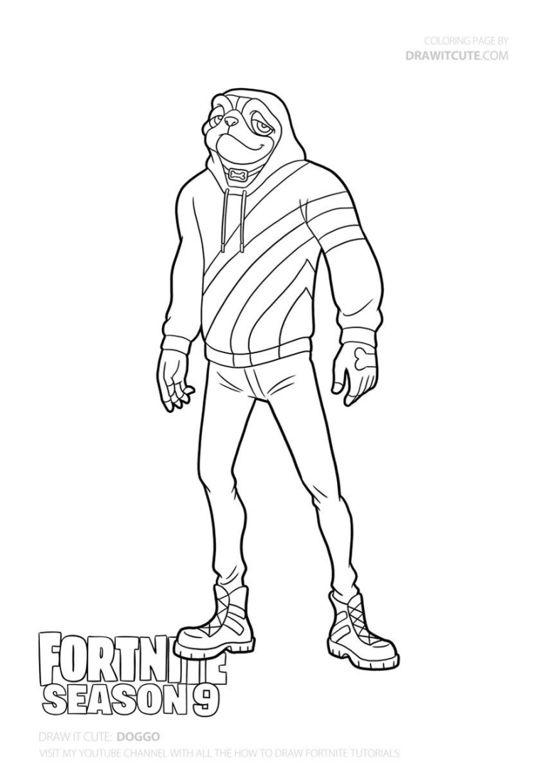 Fortnite Skins Coloring Pages