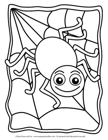 Spider Coloring Pages