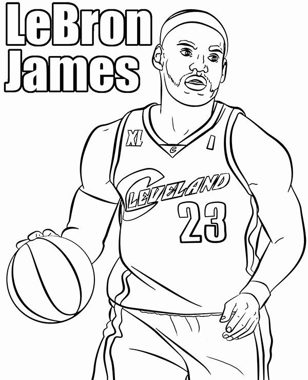 Lebron James Coloring Pages